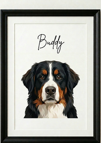 Framed A4
