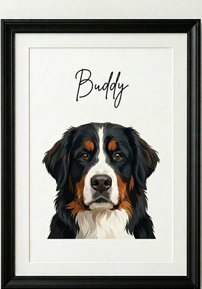 Custom Pet Portrait - Hand-drawn Style
